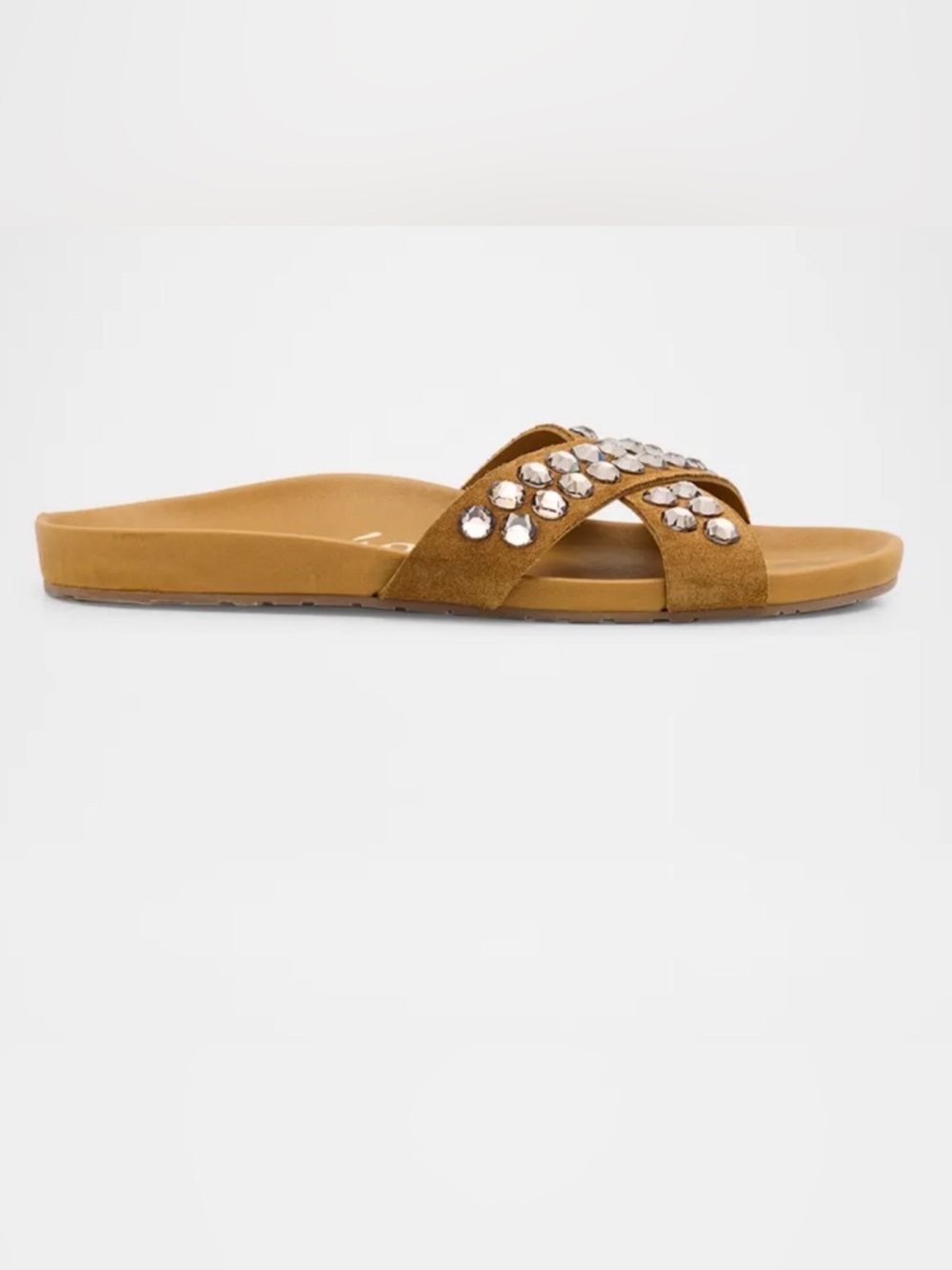 NEW PEDRO GARCIA Analis Crystal Suede Crisscross Sandals 37.5